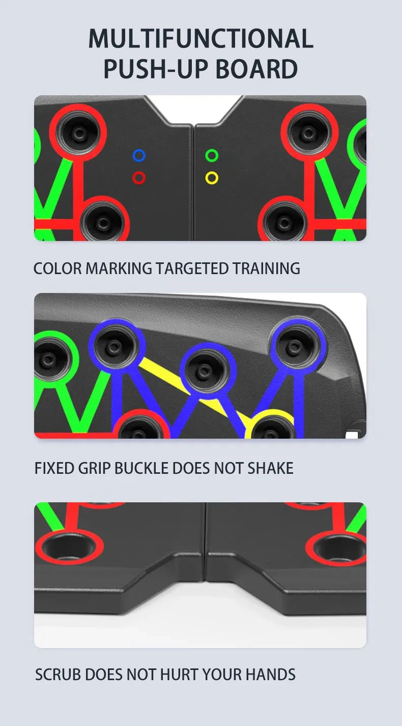 Portable Multifunctional Push-Up Board Set