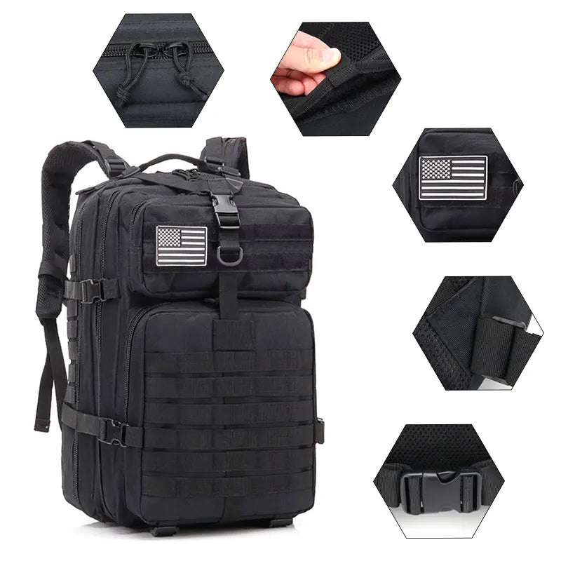 QT&QY 50L TacticaQT&QY 50L Tactical Backpack – Product Overviewl Backpack