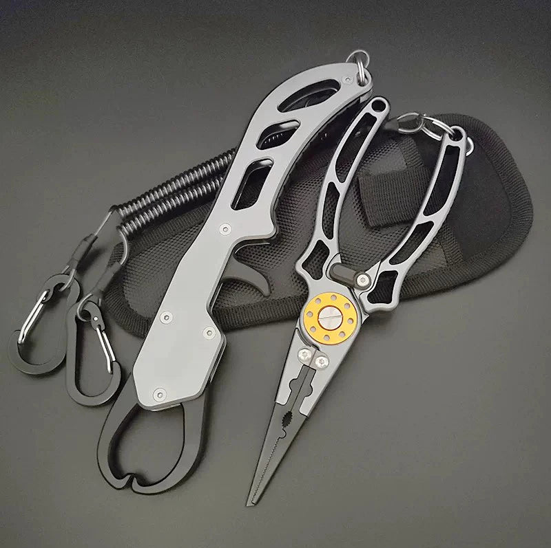 Shawto Titanium-Coated Fishing Scissor Pliers – Stainless Steel Line Cutter