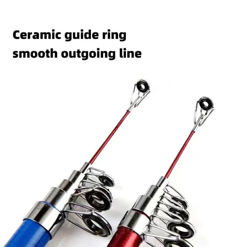 ROOBLINOS Telescopic Fishing Pole Set – Full Kit for Travel and Beginners