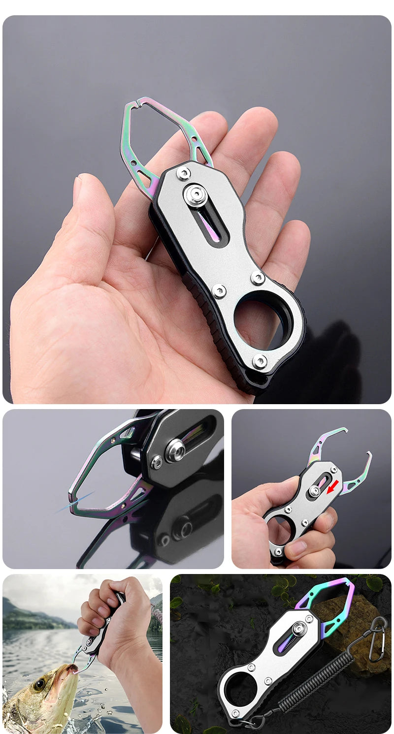 Shawto Titanium-Coated Fishing Scissor Pliers – Stainless Steel Line Cutter