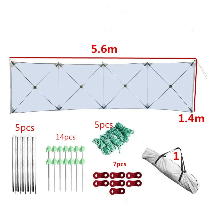 Folding Camping Stove Windshield – Product Description