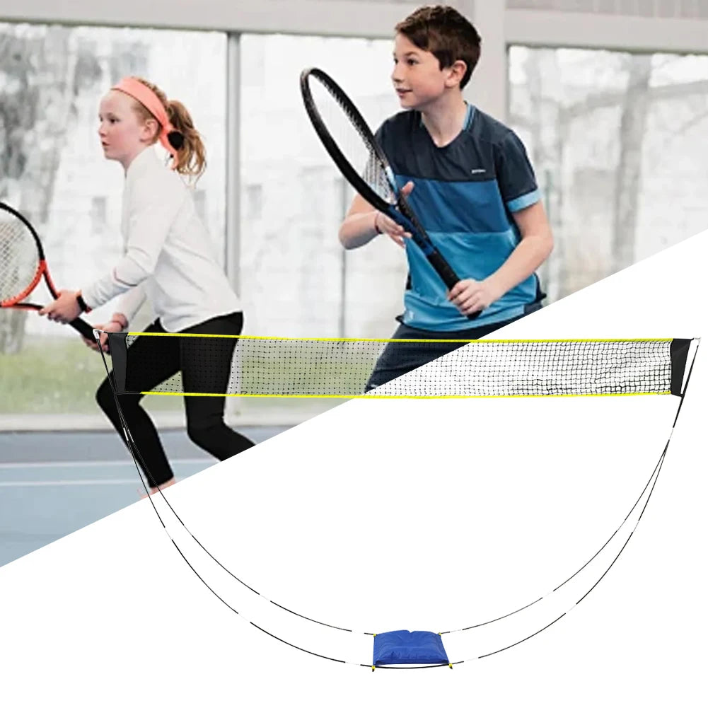 Premium Portable Badminton & Volleyball Net with Adjustable Stand
