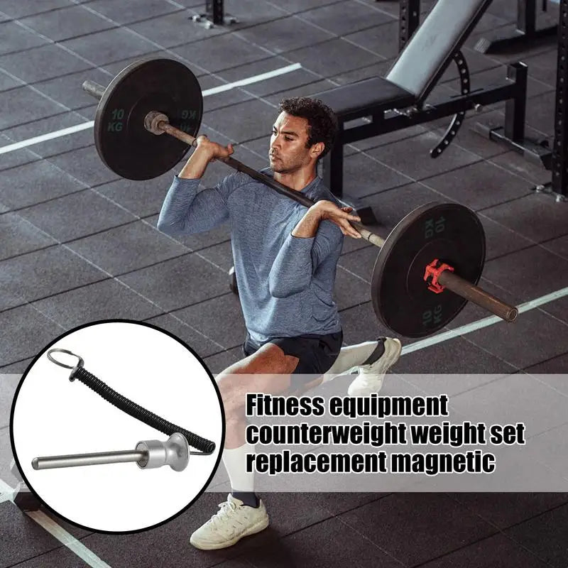 Magnetic Fitness Weight Latch Locking Pin – Secure and Convenient Weight Pin for Gym Equipment