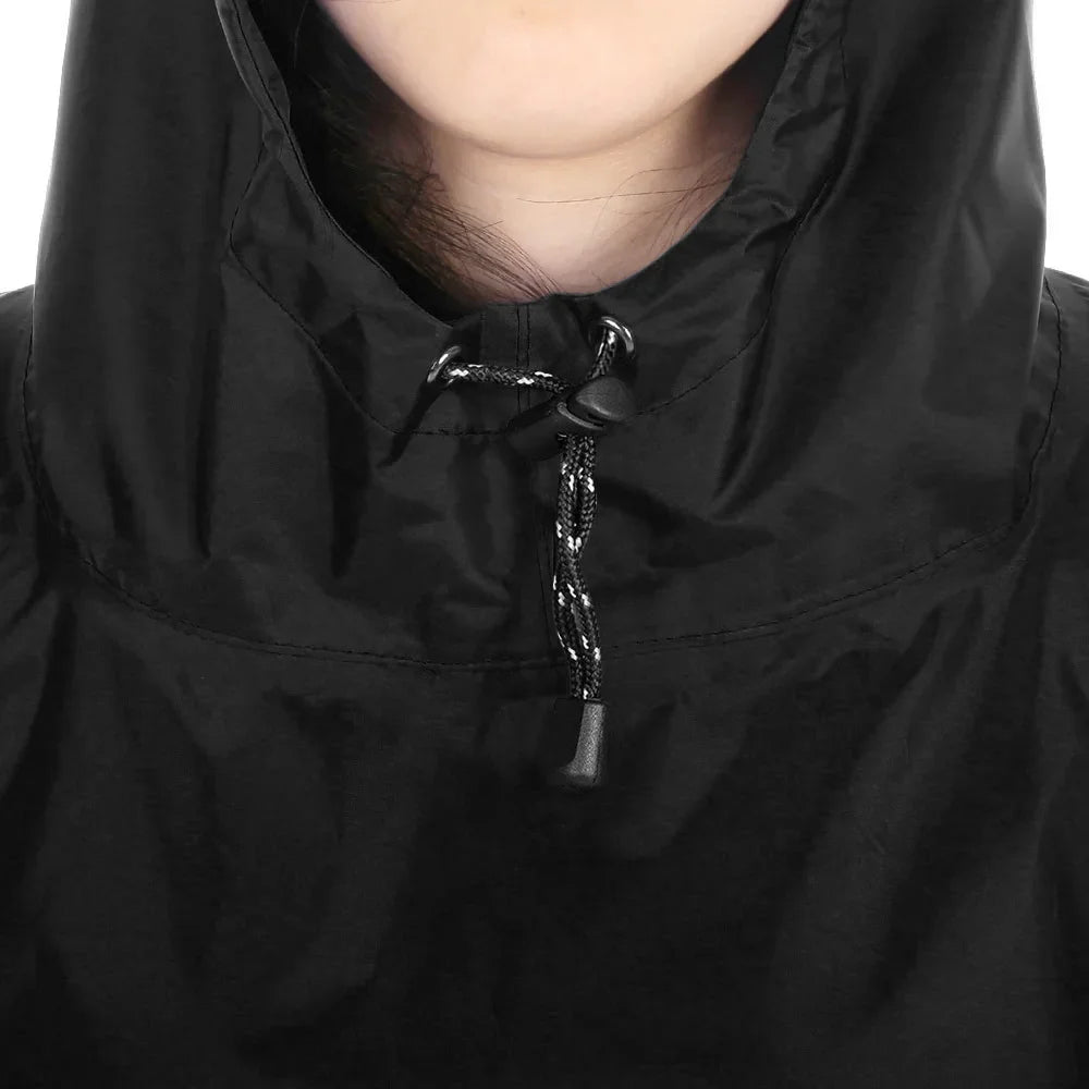 3-in-1 Waterproof Rain Poncho – Lightweight Rain Coat, Picnic Mat, and Sun Shelter