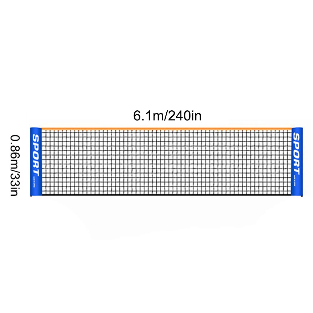Versatile Portable Sports Net for Badminton, Volleyball, and Tennis