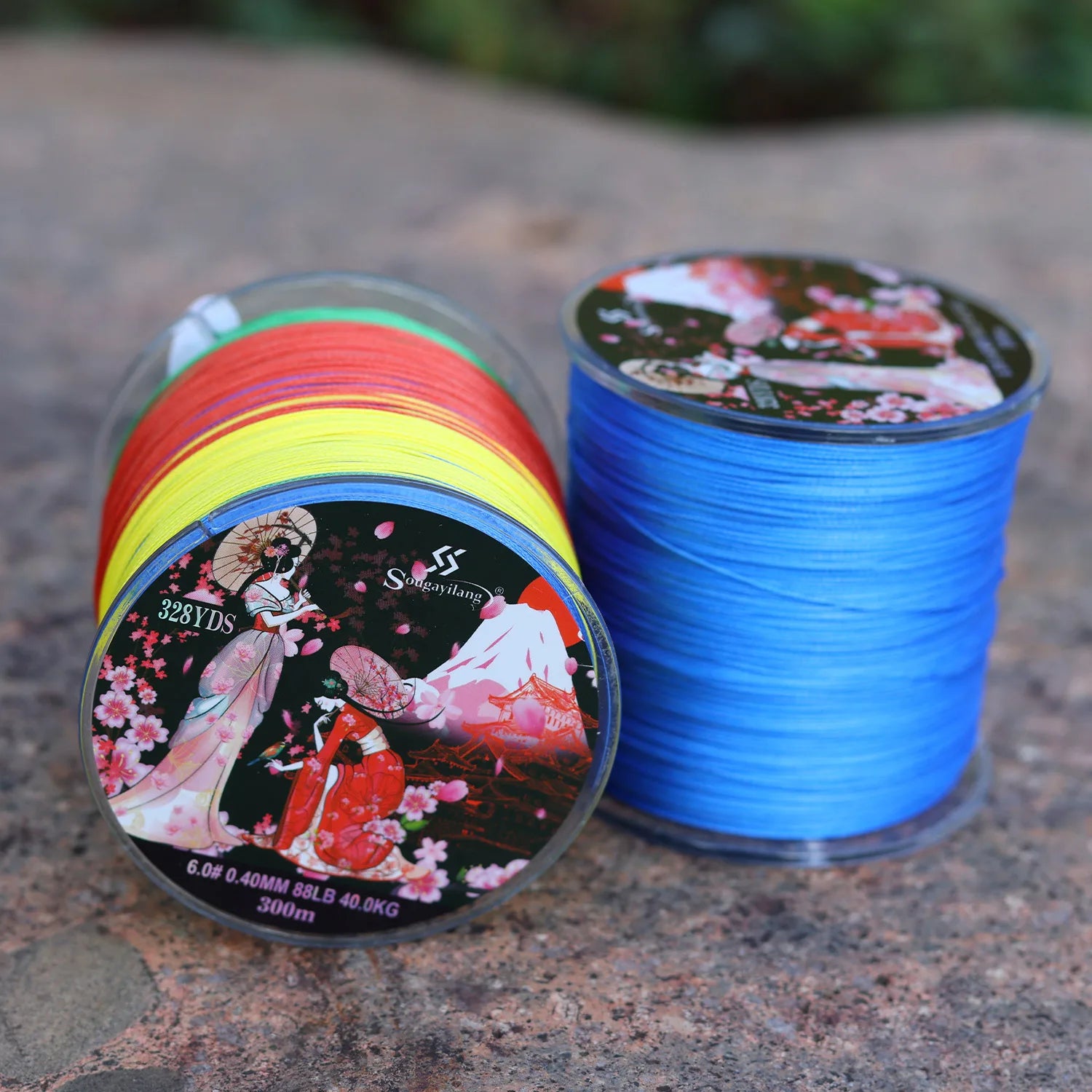 Sougayilang 8-Strands Braided Fishing Line – 100M & 300M Multifilament PE Line
