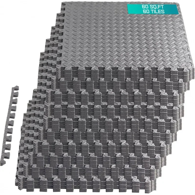 60 SQ.FT Interlocking Exercise Tiles