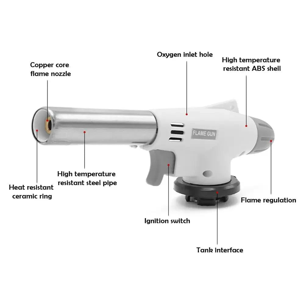 Adjustable Flame Gas Torch – Outdoor Camping & Welding Burner