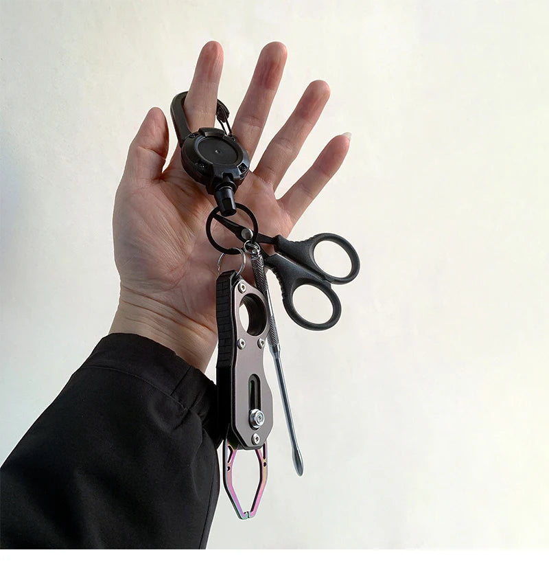 Shawto Titanium-Coated Fishing Scissor Pliers – Stainless Steel Line Cutter