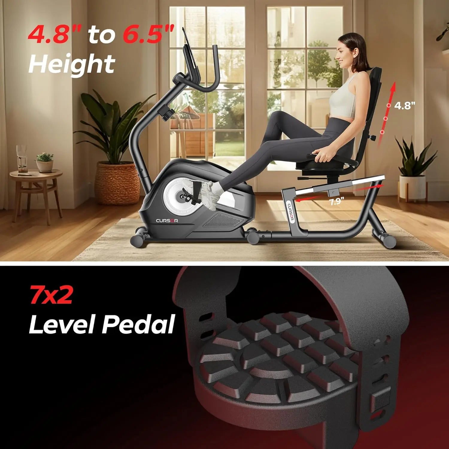 Stationary Indoor Cycling Exercise Bike for Home